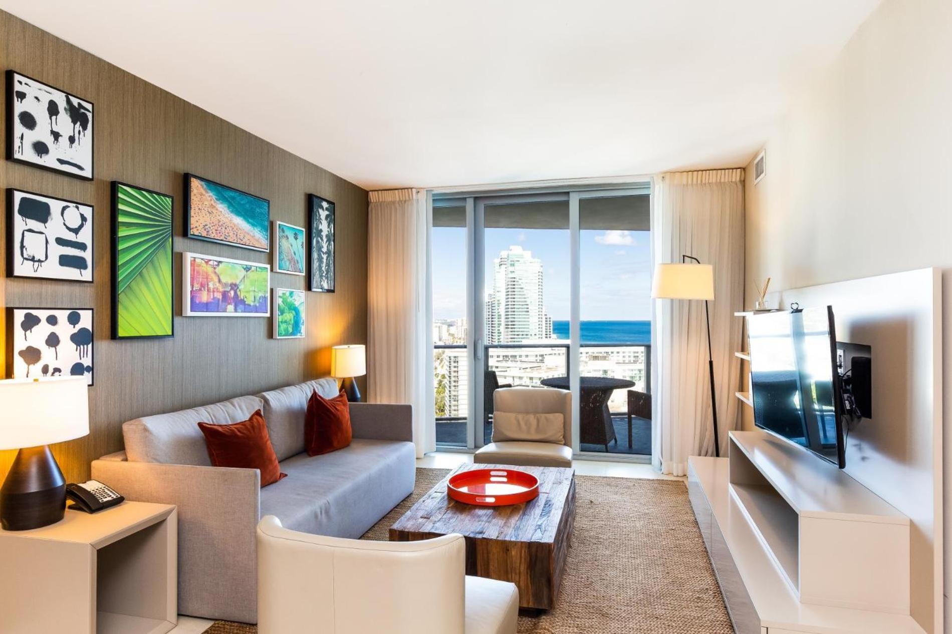 Ocean View 1 Bed On The Beach 19Th Floor Hollywood Plaja Hallandale Exterior foto