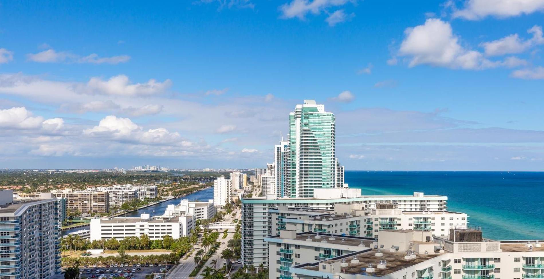 Ocean View 1 Bed On The Beach 19Th Floor Hollywood Plaja Hallandale Exterior foto